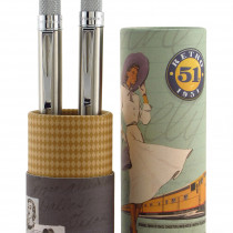 Retro 51 Rollerball & Pencil Set - Stainless